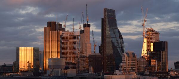 City of London skyline at sunset City of London skyline at sunset - Sputnik International