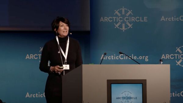 Ghislaine Maxwell speaks at the Arctic Circle Forum in Reykjavik, Iceland October 2013. - Sputnik International