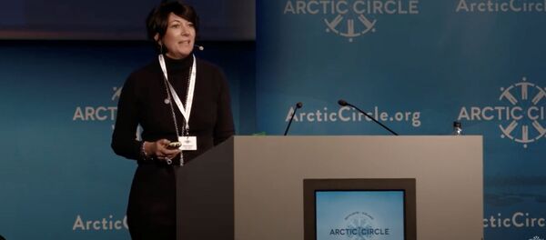 Ghislaine Maxwell speaks at the Arctic Circle Forum in Reykjavik, Iceland October 2013. - Sputnik International
