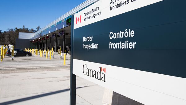 Canadian border station at the US/Canada border in Lansdowne, Ontario - Sputnik International