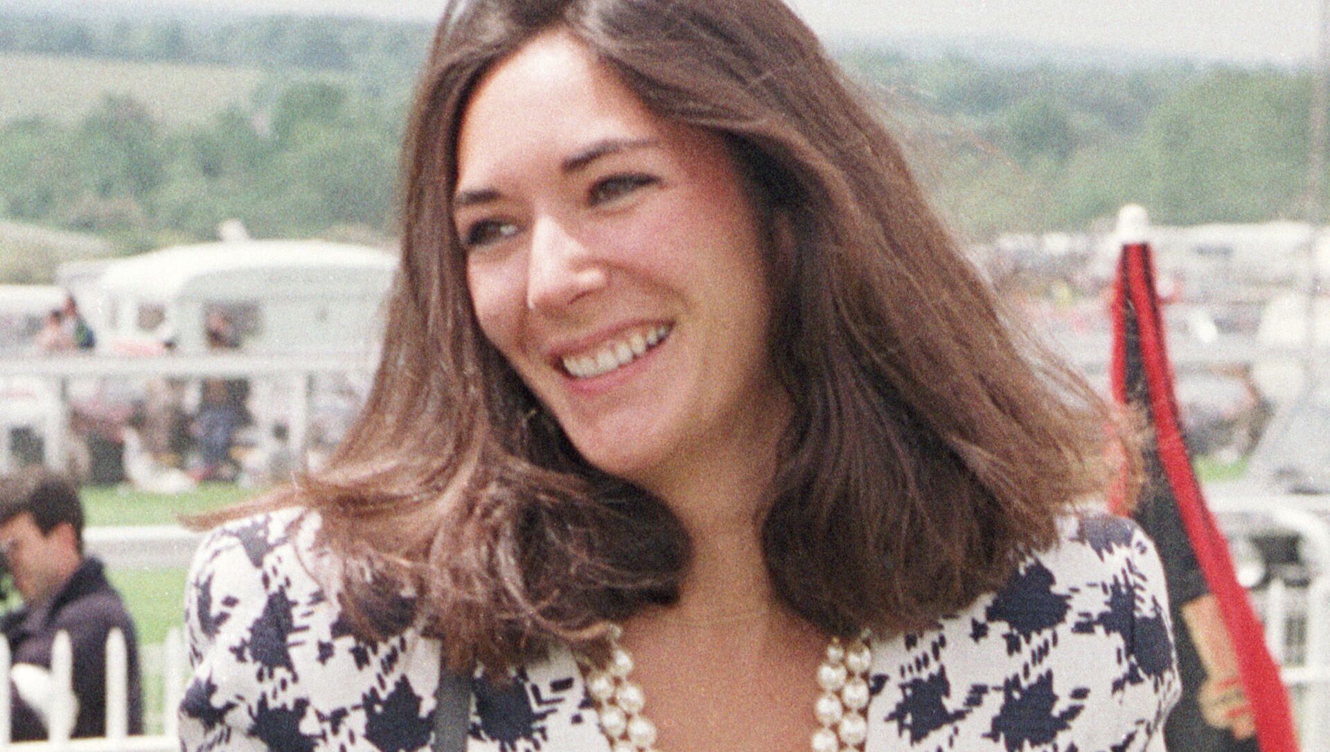 In this 5 June 1991 file photo, British socialite Ghislaine Maxwell arrives at Epsom Racecourse in Surrey. The FBI said Thursday 2 July 2020 that Ghislaine Maxwell, who was accused by many women of helping procure underage sex partners for Jeffrey Epstein, has been arrested in New Hampshire. - Sputnik International, 1920, 05.02.2021