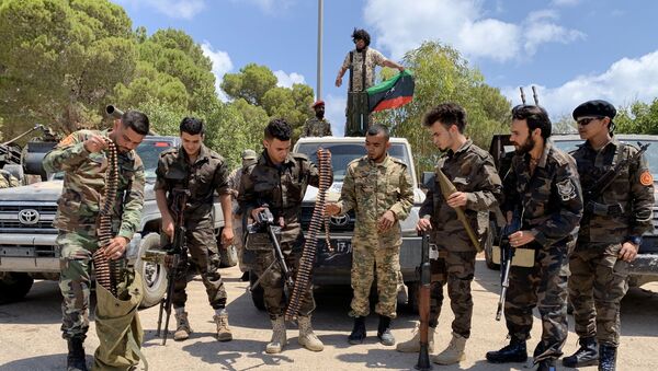 Troops loyal to Libya's internationally recognized government prepare before heading to Sirte, in Tripoli, Libya, Libya July 6, 2020.  - Sputnik International