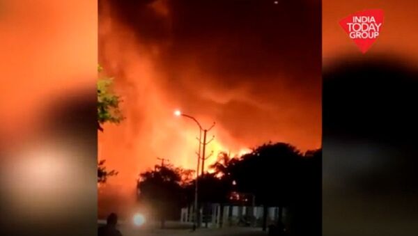Vishakhapatnam’s Pharma Waste Factory Bursts Into Flames - Sputnik International