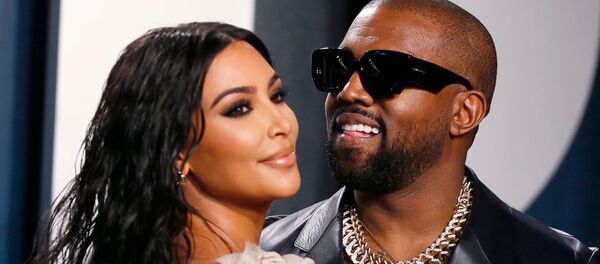 Kanye West and Kim Kardashian attend the Vanity Fair Oscar party in Beverly Hills during the 92nd Academy Awards, in Los Angeles, California, U.S., February 9, 2020. Kanye West and Kim Kardashian attend the Vanity Fair Oscar party in Beverly Hills during the 92nd Academy Awards, in Los Angeles, California, U.S., February 9, 2020. - Sputnik International