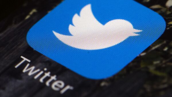 This April 26, 2017, file photo shows the Twitter app icon on a mobile phone in Philadelphia.  A conservative social media user whose memes have been repeatedly reposted by President Donald Trump has been kicked off Twitter for repeated copyright violations. Logan Cook, who posts under the name Carpe Donktum, was permanently suspended Tuesday, June 23, 2020 - Sputnik International