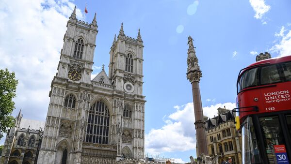 Westminster Abbey is pictured in the summer sunshine in London on July 11, 2020 - Sputnik International
