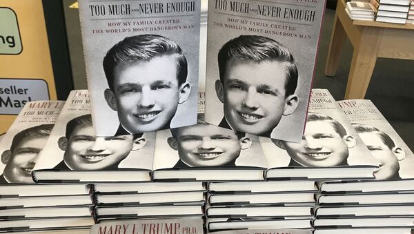 The book Too Much and Never Enough by Mary Trump is pictured in a bookstore in the Manhattan borough of New York City, New York, U.S., July 14, 2020. REUTERS/Carlo Allegri NO RESALES. NO ARCHIVES - Sputnik International
