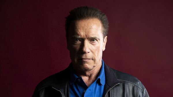This 26 October 2019 photo shows actor Arnold Schwarzenegger posing for a portrait to promote the film, Terminator: Dark Fate at the Four Seasons Hotel Los Angeles at Beverly Hills in Los Angeles - Sputnik International