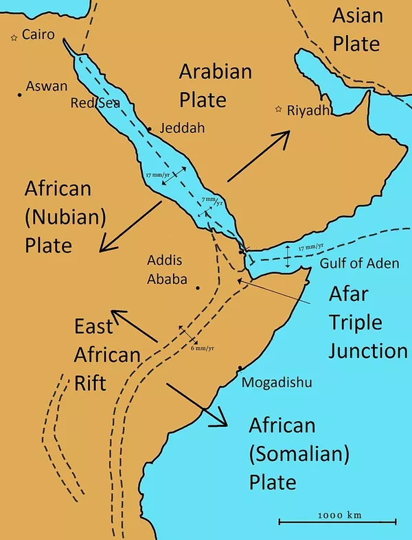 The African Continent is Breaking Apart as a New Ocean is About to Flood Over the Afar Region - Sputnik International