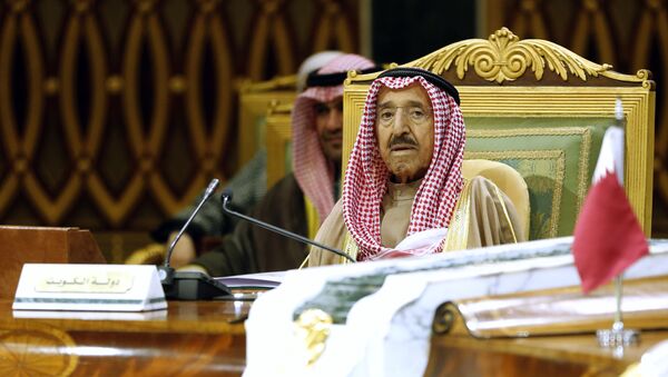 Kuwait's Emir Sheikh Sabah Al Ahmad Al Sabah attends the 40th Gulf Cooperation Council Summit in Riyadh, Saudi Arabia, Tuesday, Dec. 10, 2019 - Sputnik International