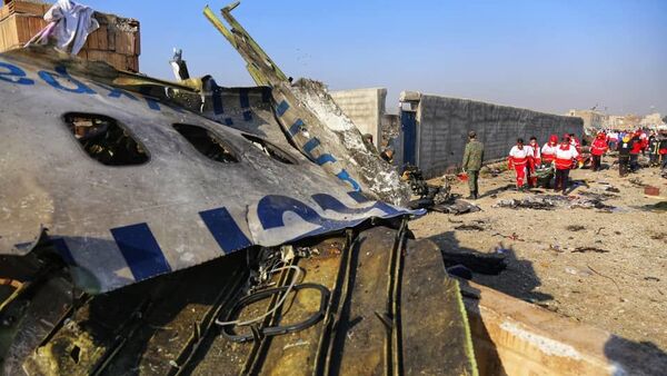 Ukrainian jetliner crashed in Iran - Sputnik International