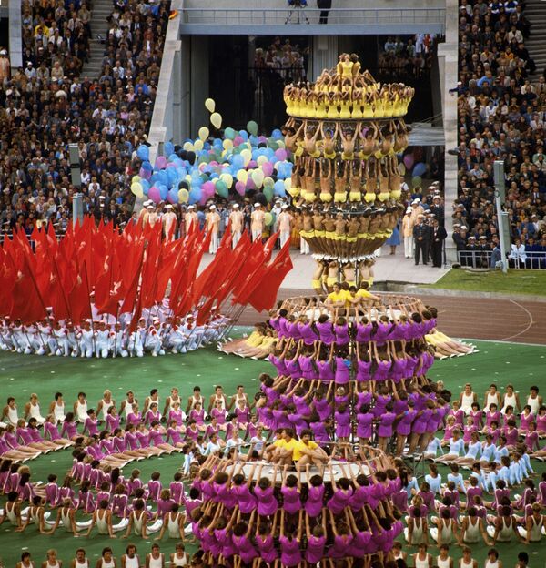 The opening ceremony of the 1980 Olympics in Moscow - Sputnik International