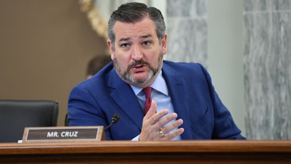 U.S. Senator Ted Cruz (R-TX) asks a question during an oversight hearing held by the U.S. Senate Commerce, Science, and Transportation Committee to examine the Federal Communications Commission (FCC), in Washington, U.S. June 24, 2020 - Sputnik International