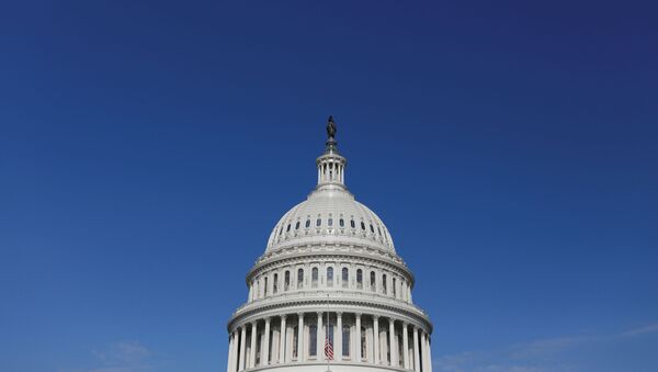 A general view of the U.S. Capitol building, amid the coronavirus (COVID-19) outbreak on Capitol Hill in Washington, U.S. July 21, 2020. - Sputnik International