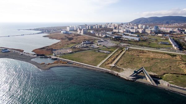 View of the Russian Black Sea port city of Novorossiysk. File photo. - Sputnik International