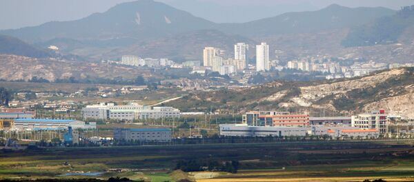 FILE PHOTO: Kaesong city is seen across the demilitarized zone (DMZ) separating North Korea from South Korea in this picture taken from Dora observatory in Paju, 55 km (34 miles) north of Seoul, September 25, 2013 FILE PHOTO: Kaesong city is seen across the demilitarized zone (DMZ) separating North Korea from South Korea in this picture taken from Dora observatory in Paju, 55 km (34 miles) north of Seoul, September 25, 2013 - Sputnik International