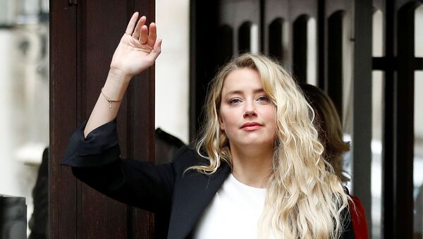 Amber Heard arrives at the High Court in London - Sputnik International