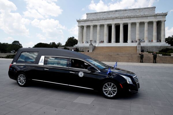 Videos: Civil Rights Icon, US Congressman John Lewis Lies in State at Capitol Building Videos: Civil Rights Icon, US Congressman John Lewis Lies in State at Capitol Building - Sputnik International