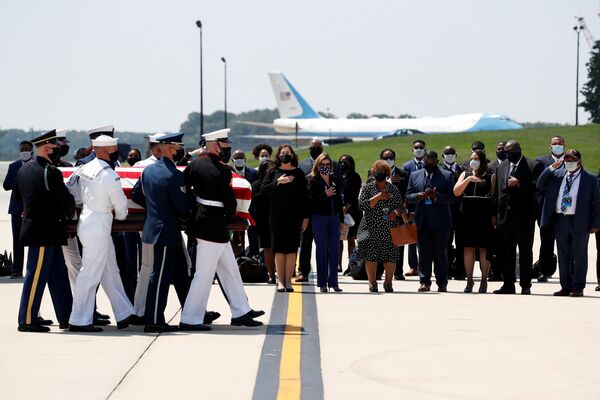 Videos: Civil Rights Icon, US Congressman John Lewis Lies in State at Capitol Building Videos: Civil Rights Icon, US Congressman John Lewis Lies in State at Capitol Building - Sputnik International