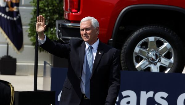 U.S. Vice President Mike Pence arrives on the South Lawn of the White House prior to U.S. President Donald Trump holding an event to tout administration efforts to curb federal regulations in Washington, U.S., July 16, 2020 - Sputnik International
