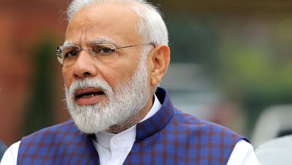 Indian Prime Minister Narendra Modi speaks to the media in New Delhi - Sputnik International
