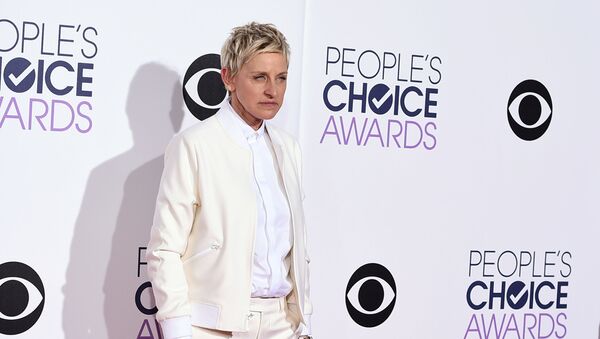 Ellen DeGeneres arrives at the People's Choice Awards at the Nokia Theatre on Wednesday, Jan. 7, 2015, in Los Angeles - Sputnik International