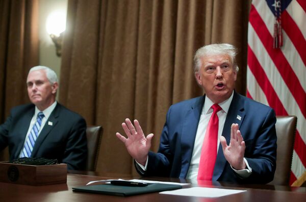 Trump Signs Executive Order to Ban Federal Agencies From Hiring Foreign Workers Over Americans - Sputnik International