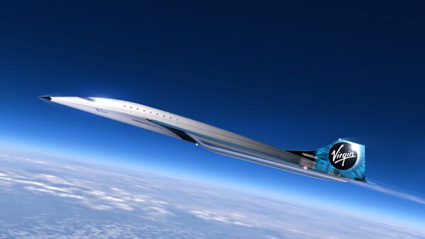 Photos: Design for Mach 3 Supersonic Airliner Unveiled by Virgin Galactic - Sputnik International