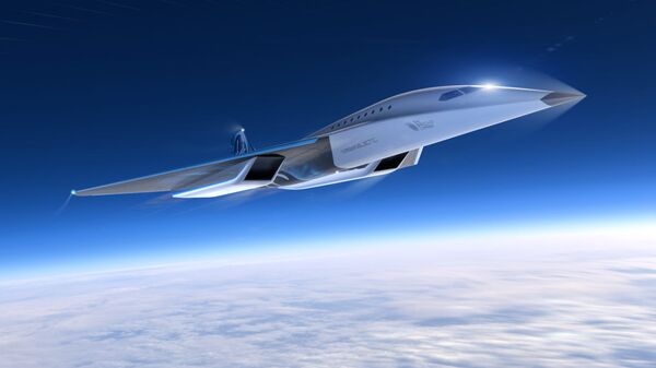 Photos: Design for Mach 3 Supersonic Airliner Unveiled by Virgin Galactic - Sputnik International