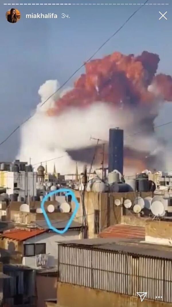 Ex-Adult Film Star Mia Khalifa Fuels Conspiracy About Beirut Port Blast - Sputnik International