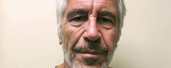 FILE - This March 28, 2017, file photo, provided by the New York State Sex Offender Registry, shows Jeffrey Epstein. British socialite Ghislaine Maxwell was arrested by the FBI on Thursday, July 2, 2020, on charges she helped procure underage sex partners for the financier FILE - This March 28, 2017, file photo, provided by the New York State Sex Offender Registry, shows Jeffrey Epstein. British socialite Ghislaine Maxwell was arrested by the FBI on Thursday, July 2, 2020, on charges she helped procure underage sex partners for the financier - Sputnik International