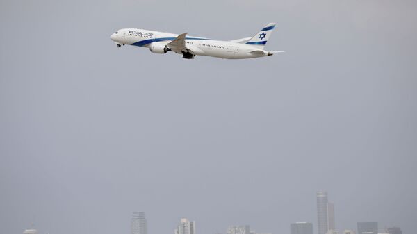 An El Al plane takes off from Ben Gurion Airport near Tel Aviv, Israel, Tuesday, March 10, 2020. - Sputnik International