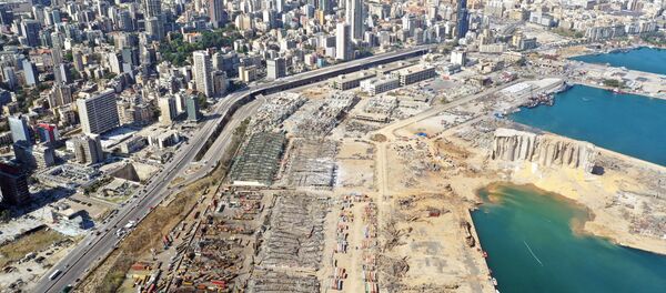 A general view shows the damage following Tuesday's blast in Beirut's port area, Lebanon August 6, 2020 - Sputnik International