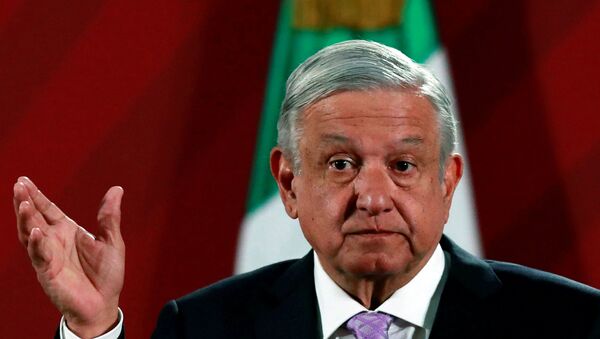 Mexico's President Andres Manuel Lopez Obrador attends a news conference at the National Palace in Mexico City, Mexico February 18, 2020. - Sputnik International