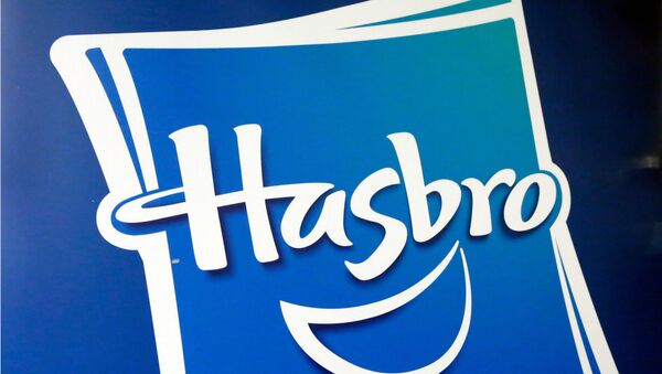 This 26 April 2018 file photo shows the Hasbro logo at the TTPM 2018 Spring Showcase, in New York. - Sputnik International