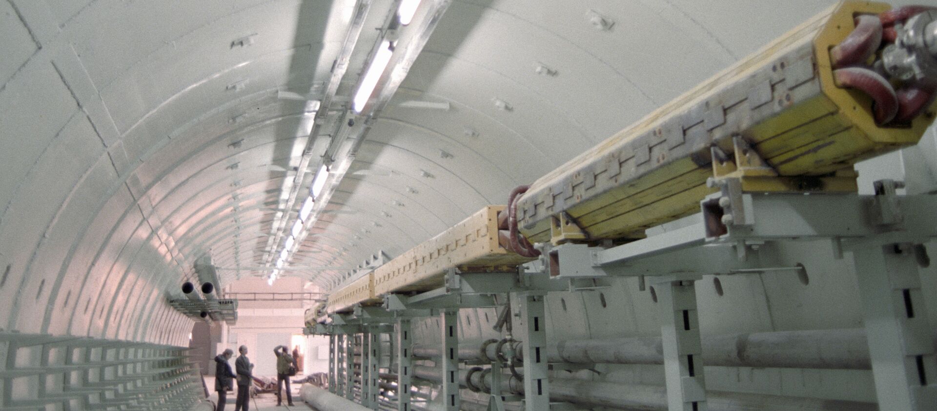 Life-size model of the accelerator tunnel for the UNK project, 1988. - Sputnik International, 1920, 09.08.2020