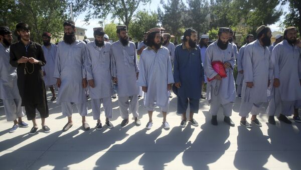 Afghan Taliban prisoners in Parwan province, Afghanistan - Sputnik International