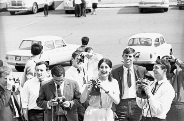 To Moscow With Love: Tourists Visiting the USSR and Modern-Day Russia - Sputnik International