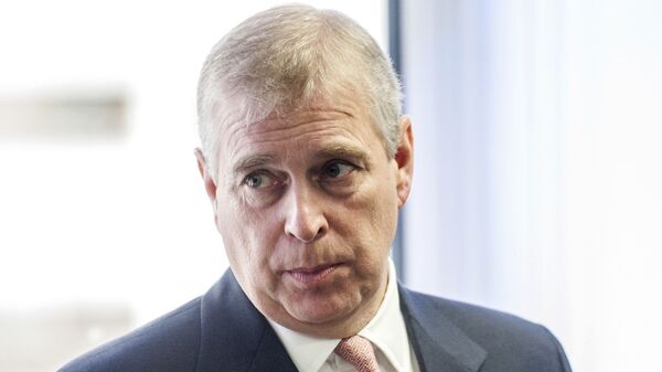 In this Monday, April 13, 2015 file photo, Britain's Prince Andrew visits the AkzoNobel Decorative Paints facility in Slough, England. Prince Andrew's effort to put the Jeffrey Epstein scandal behind him may have instead done him irreparable harm. While aides are trying to put the best face on his widely criticized interview with the BBC, royal watchers are asking whether he can survive the public relations disaster and remain a working member of the royal family - Sputnik International