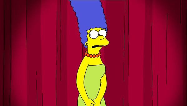 Screenshot of the video of The Simpsons' Marge Simpson responding to Trump's campaign adviser Jenna Ellis - Sputnik International