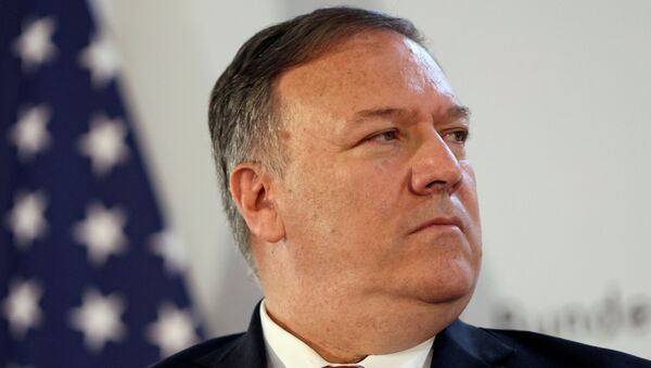 U.S. Secretary of State Mike Pompeo holds a joint news conference with Austrian Foreign Minister Alexander Schallenberg in Vienna, Austria, August 14, 2020 - Sputnik International