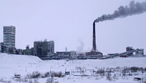 A handout photo provided on February 11, 2013 by the Russian Emergencies Ministry shows a general view of 'Vorkutinskaya'  coal mine in the remote Russian Far North town of Vorkuta within the Arctic Circle. - Sputnik International