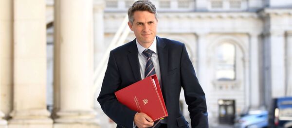 FILE PHOTO: Britain's Secretary of State for Education Gavin Williamson arrives at the Foreign and Commonwealth Office (FCO), ahead of a cabinet meeting to be held at the FCO, for the first time since the COVID-19 lockdown in London, Britain July 21, 2020. FILE PHOTO: Britain's Secretary of State for Education Gavin Williamson arrives at the Foreign and Commonwealth Office (FCO), ahead of a cabinet meeting to be held at the FCO, for the first time since the COVID-19 lockdown in London, Britain July 21, 2020. - Sputnik International