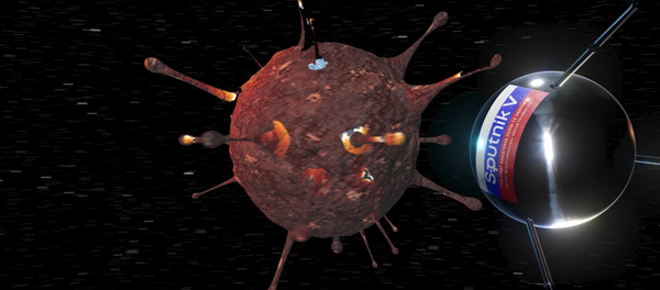 Sputnik V versus the coronavirus in promotional clip by RDIF. Sputnik V versus the coronavirus in promotional clip by RDIF. - Sputnik International