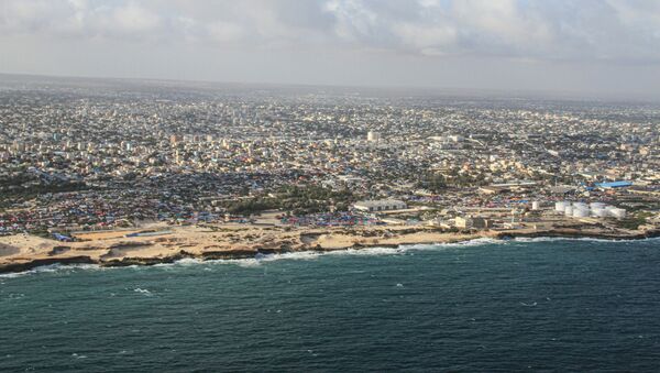 This aerial view taken on September 19, 2019 shows Somalia's capital Mogadishu. - Sputnik International
