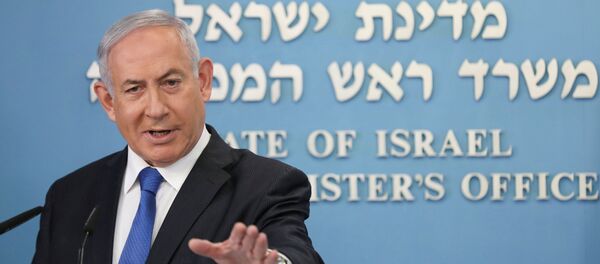Israeli Prime Minister Benjamin Netanyahu announces a peace agreement to establish diplomatic ties, between Israel and the United Arab Emirates, during a news conference at the prime minster office in Jerusalem, August 13, 2020. Israeli Prime Minister Benjamin Netanyahu announces a peace agreement to establish diplomatic ties, between Israel and the United Arab Emirates, during a news conference at the prime minster office in Jerusalem, August 13, 2020. - Sputnik International