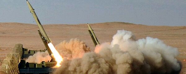 Fateh-110 Missile in Great prophet-7 military exercise Fateh-110 Missile in Great prophet-7 military exercise - Sputnik International