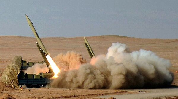 Fateh-110 Missile in Great prophet-7 military exercise - Sputnik International