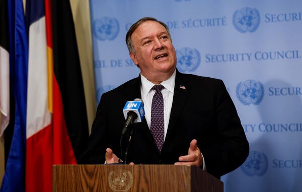 Iran’s Zarif Posts Clip of Trump, Pompeo Explaining Why US Can’t Trigger UN 'Snapback Sanctions' Iran’s Zarif Posts Clip of Trump, Pompeo Explaining Why US Can’t Trigger UN 'Snapback Sanctions' - Sputnik International