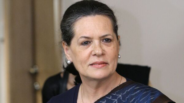 The Chairperson of the United Progressive Alliance and the leader of the Congress Parliamentary Party Sonia Gandhi  - Sputnik International